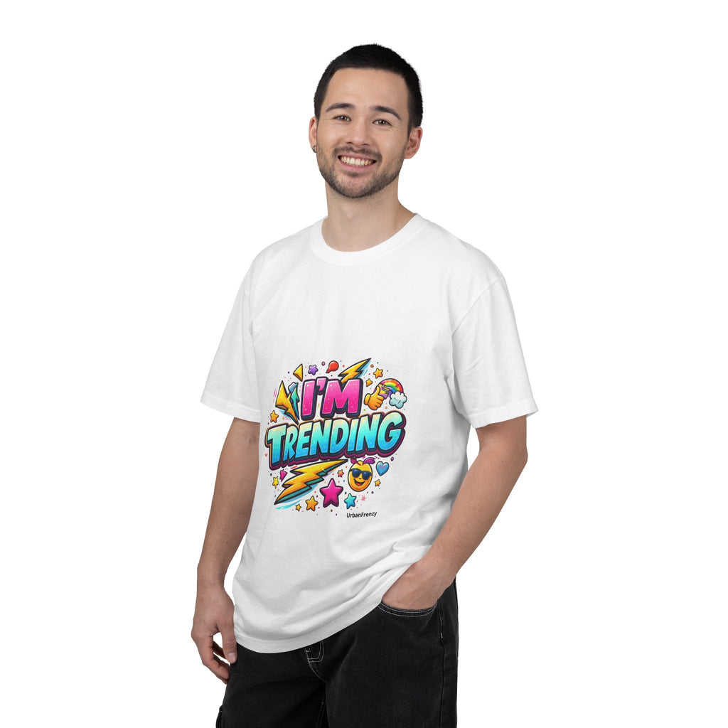 I'm Trending T‑Shirt — Colorful Retro Emoji Graphic Tee