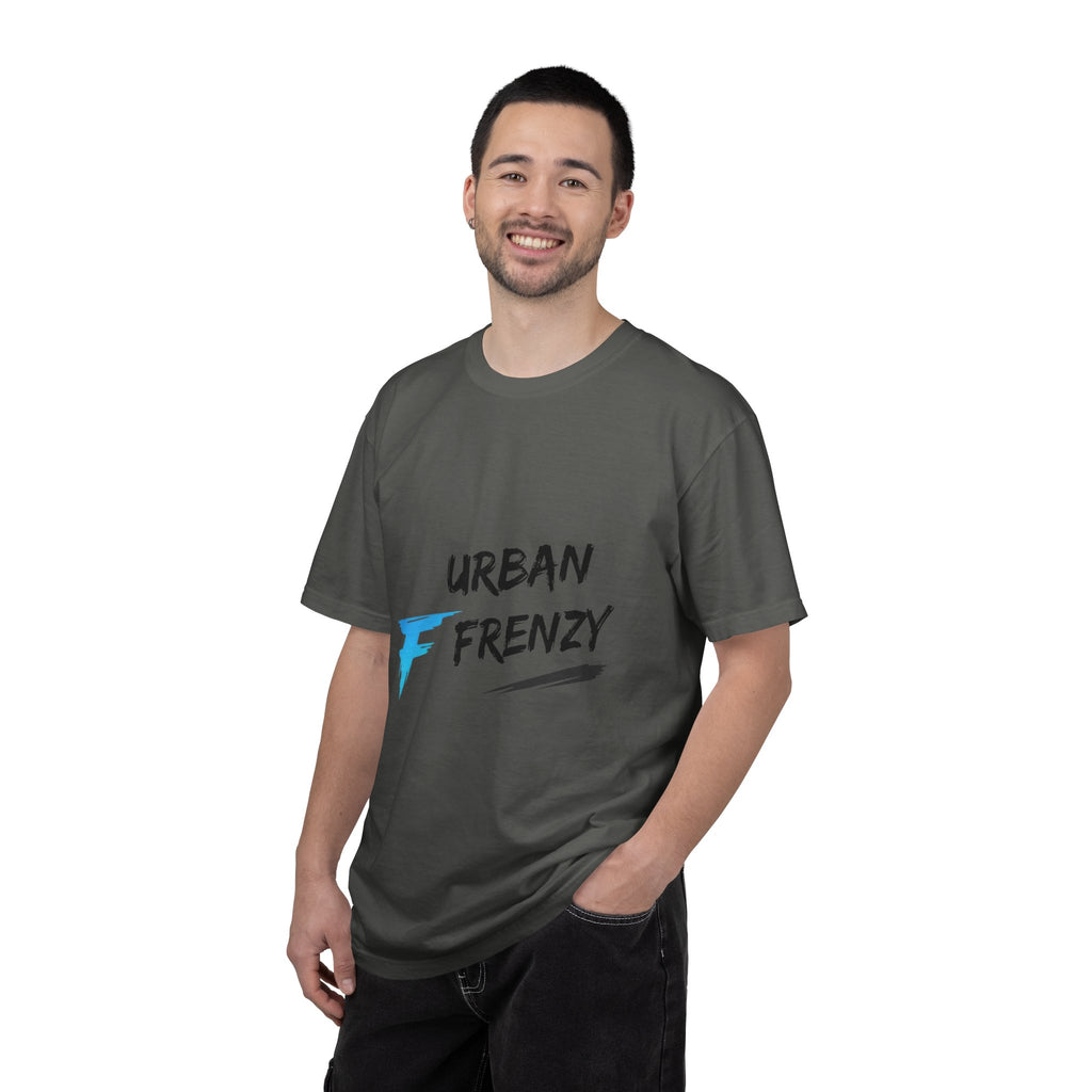 Urban Frenzy Graphic T-Shirt — Brushstroke Logo Streetwear Tee