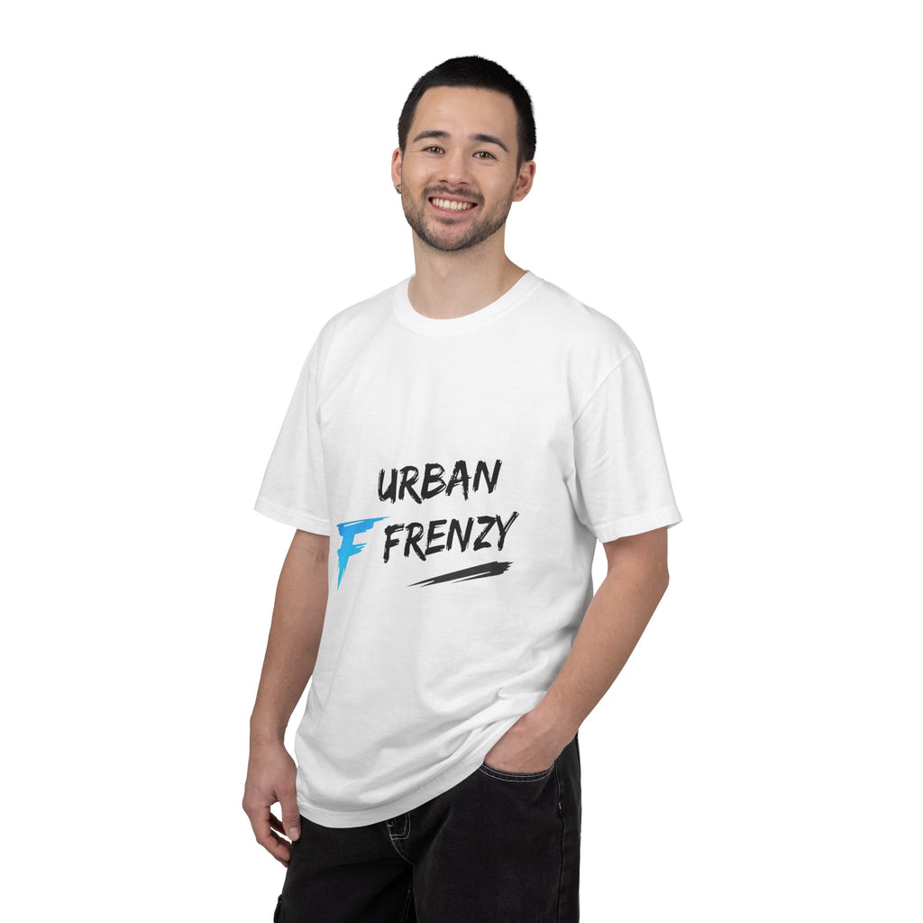 Urban Frenzy Graphic T-Shirt — Brushstroke Logo Streetwear Tee