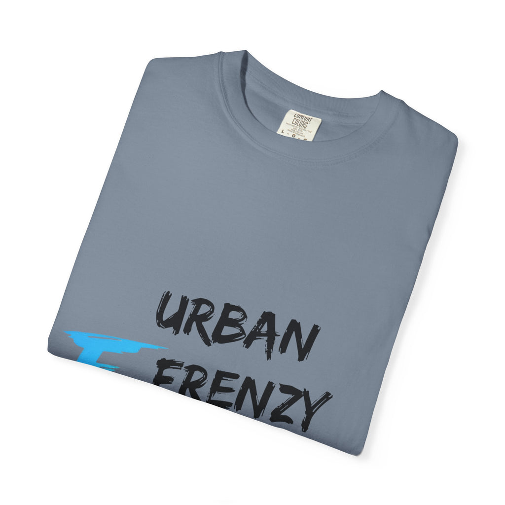 Urban Frenzy Graphic T-Shirt — Brushstroke Logo Streetwear Tee