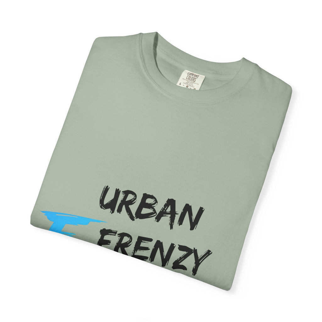 Urban Frenzy Graphic T-Shirt — Brushstroke Logo Streetwear Tee