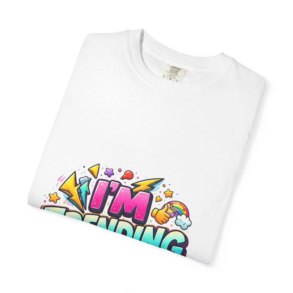 I'm Trending T‑Shirt — Colorful Retro Emoji Graphic Tee
