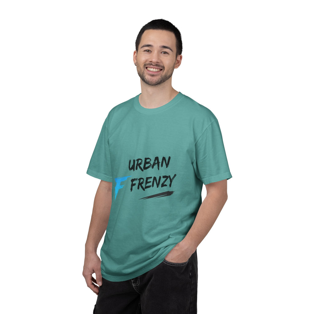 Urban Frenzy Graphic T-Shirt — Brushstroke Logo Streetwear Tee