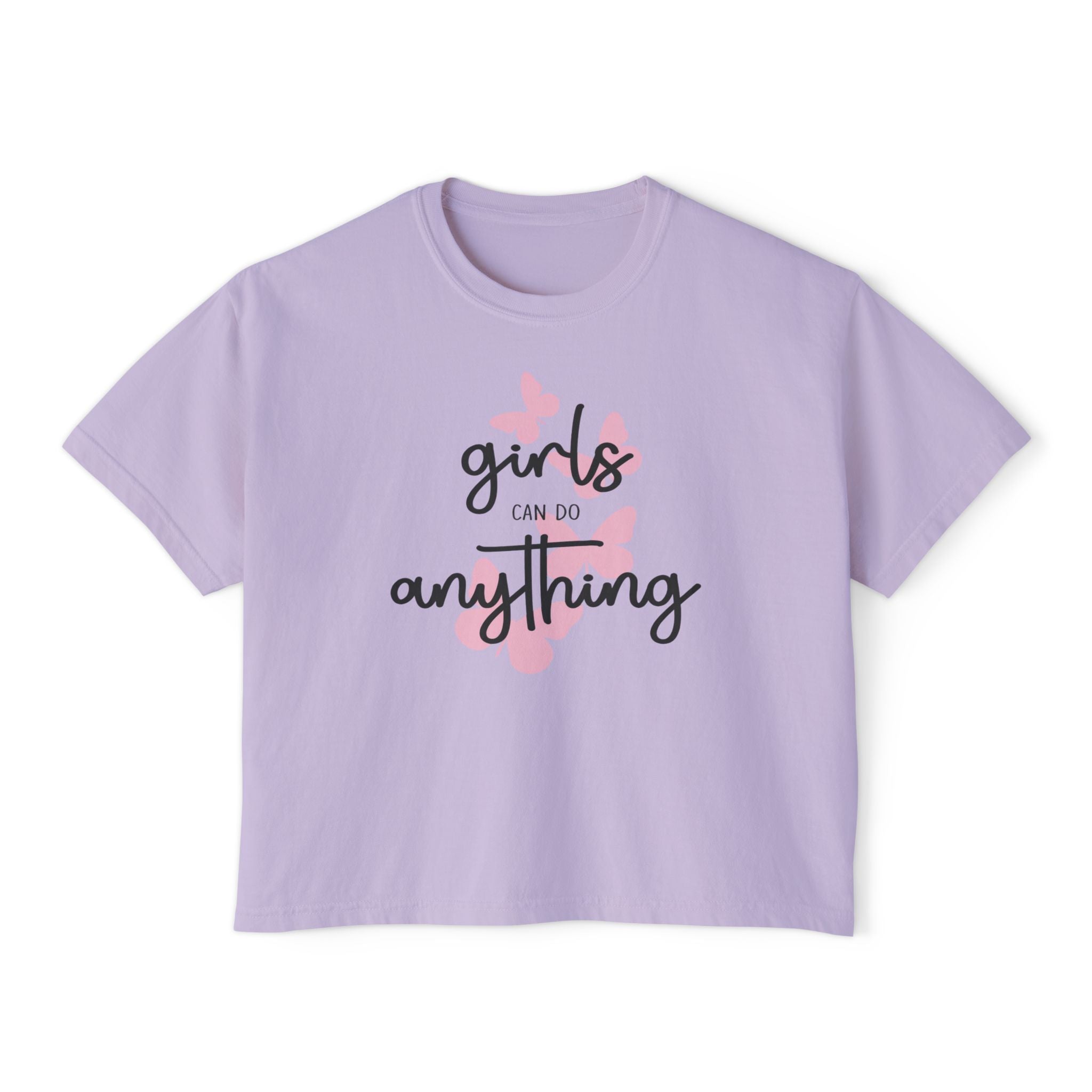 Girls Can Do Anything Boxy Tee