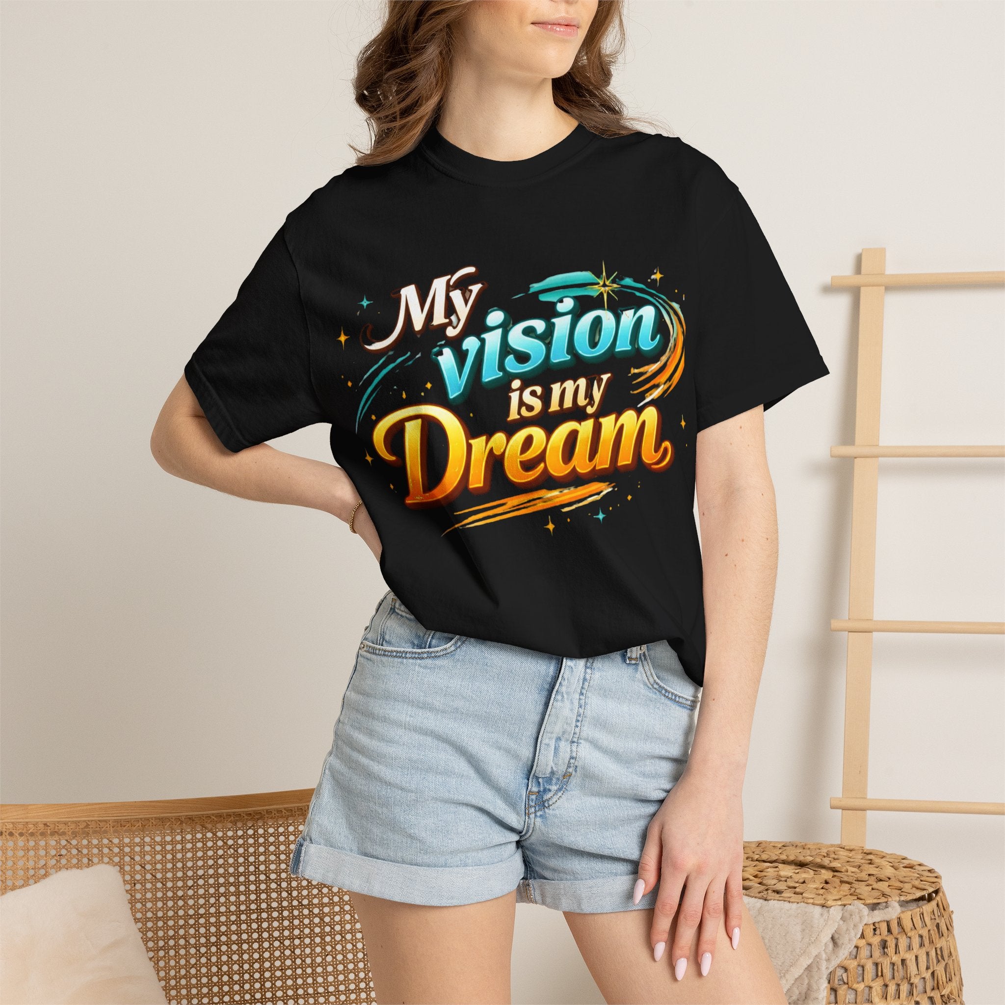 Copy of Vision Is My Dream T-Shirt — Retro Motivational Graphic Tee