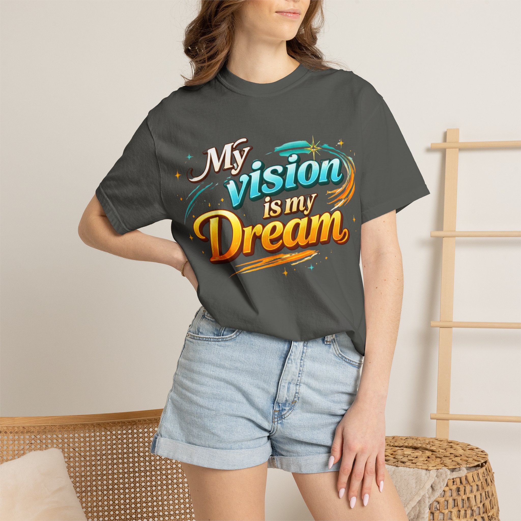 Copy of Vision Is My Dream T-Shirt — Retro Motivational Graphic Tee