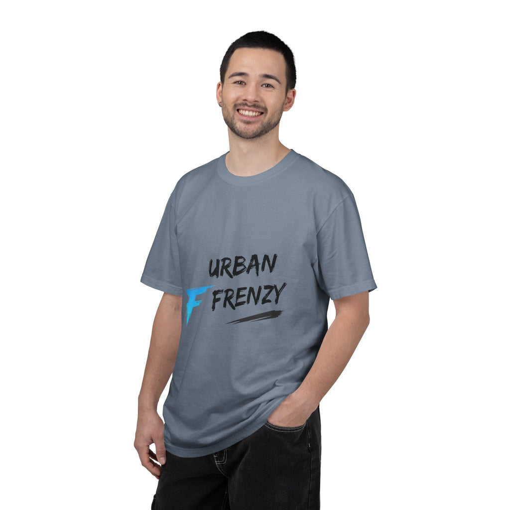Urban Frenzy Graphic T-Shirt — Brushstroke Logo Streetwear Tee