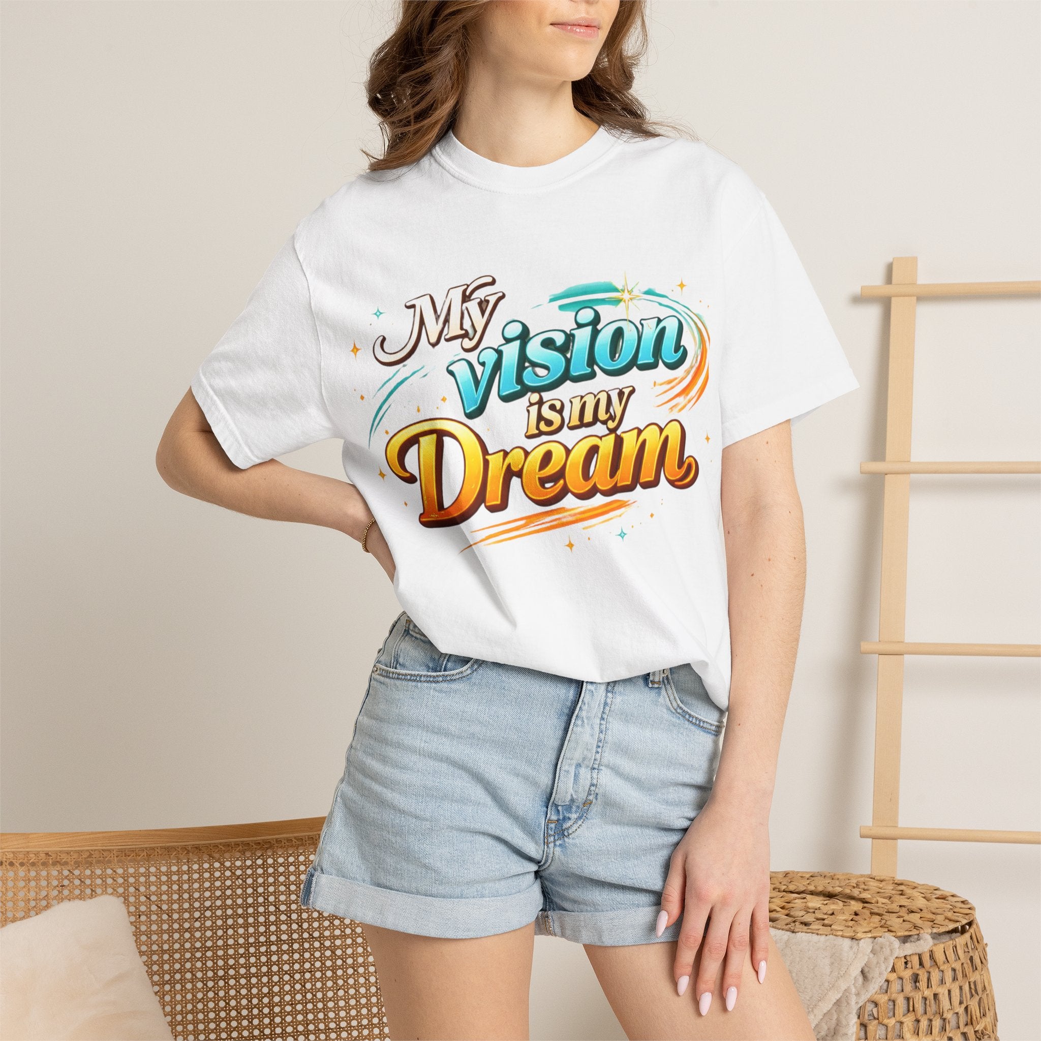 Copy of Vision Is My Dream T-Shirt — Retro Motivational Graphic Tee
