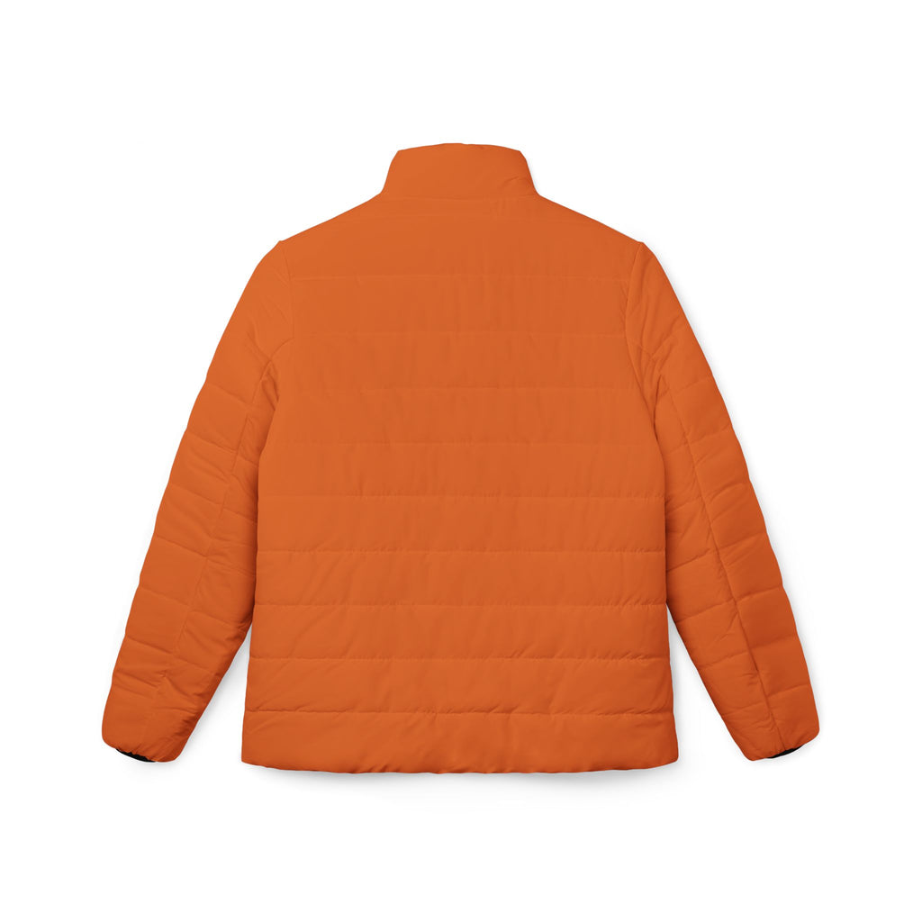 Urban Frenzy Orange Women’s Puffer Jacket — Lightweight Quilted Winter Coat