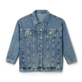Denim Jacket — 'Urban Frenzy' Retro Script Back Print