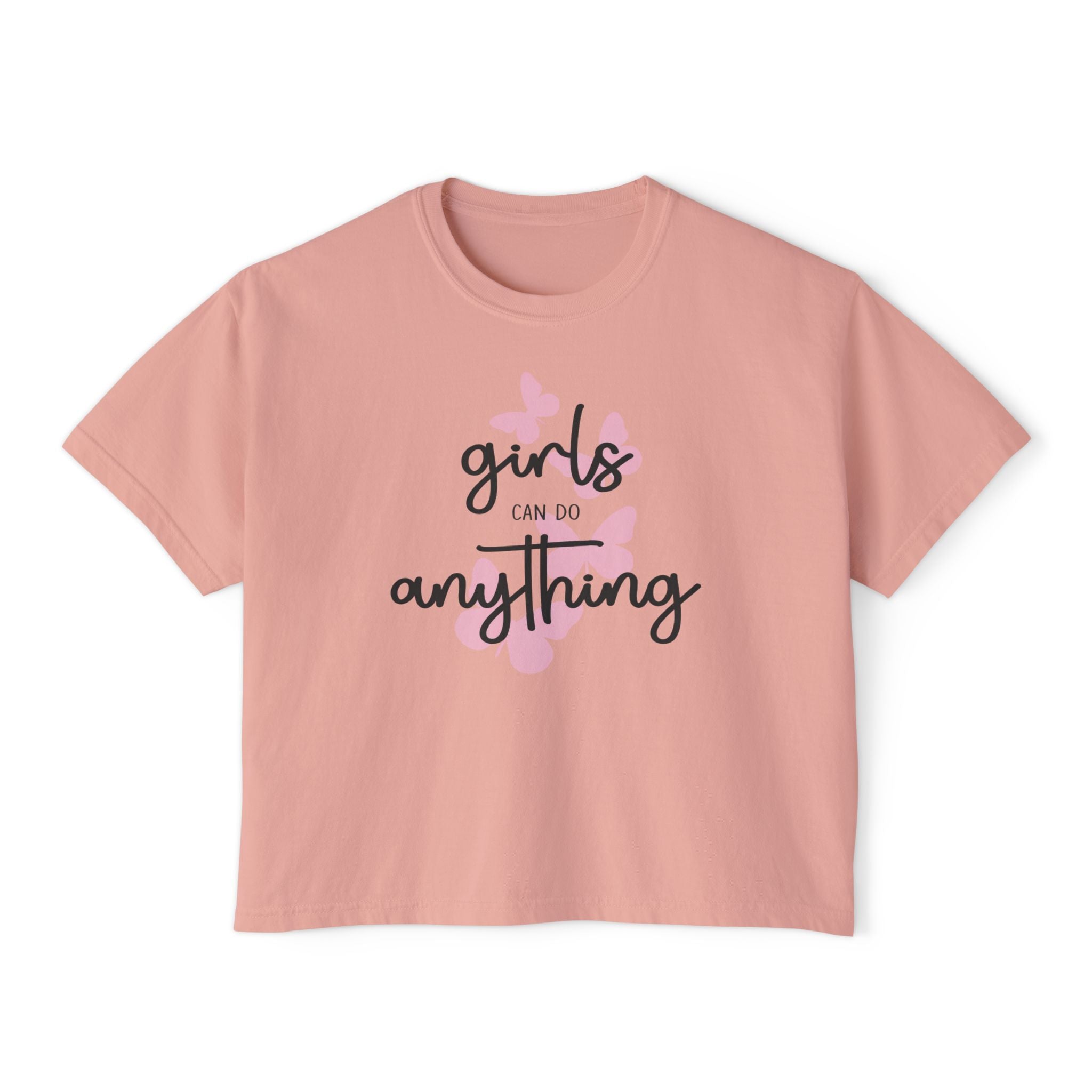 Girls Can Do Anything Boxy Tee