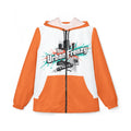 Urban Frenzy Windbreaker Jacket – Pink Graphic Hooded Windbreaker