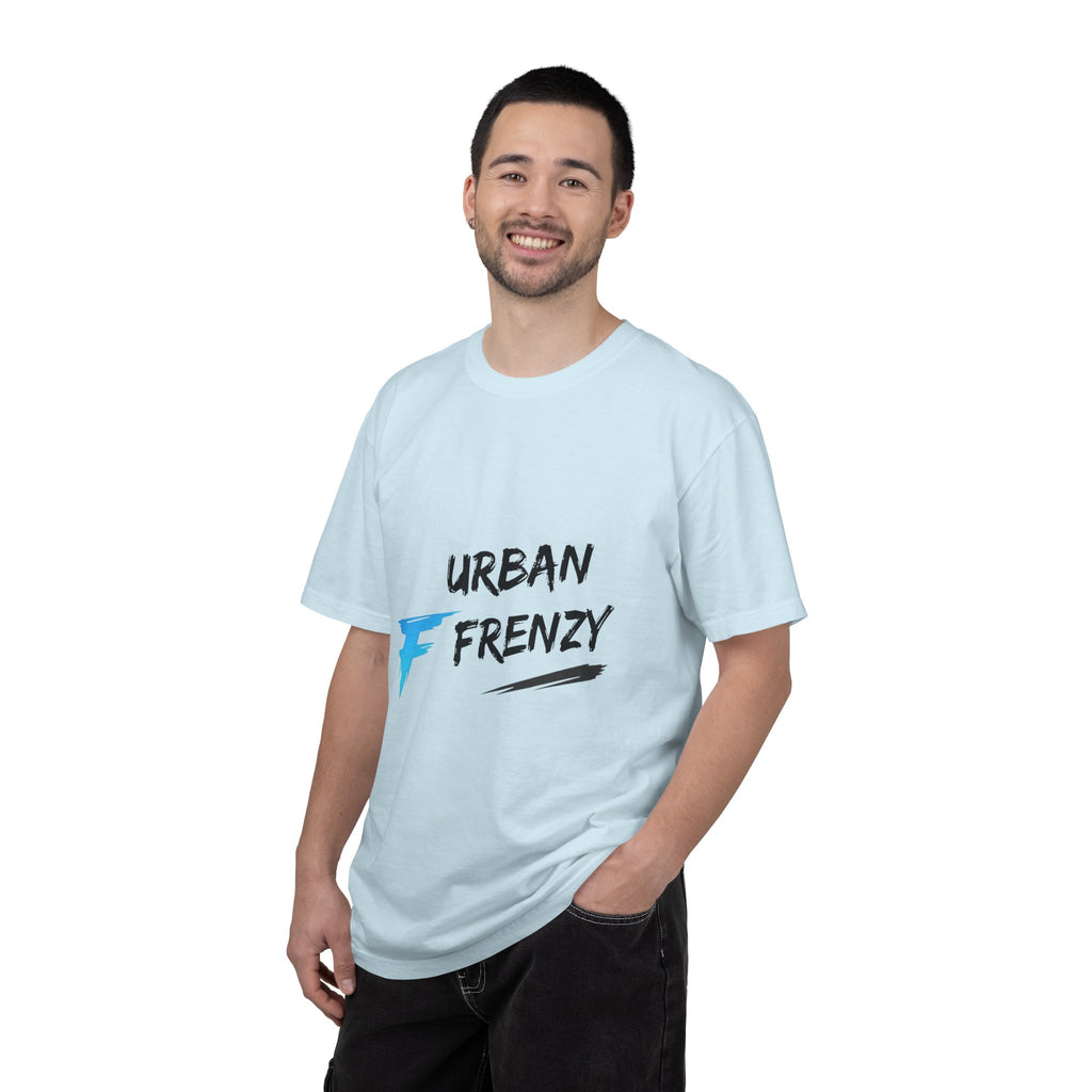 Urban Frenzy Graphic T-Shirt — Brushstroke Logo Streetwear Tee